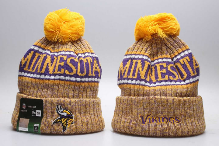 Vikings Yellow 2018 NFL Sideline Cold Weather Sport Knit Hat,We sell and wholesale Vikings Yellow 2018 NFL Sideline Cold Weather Sport Knit Hat on line form chian!